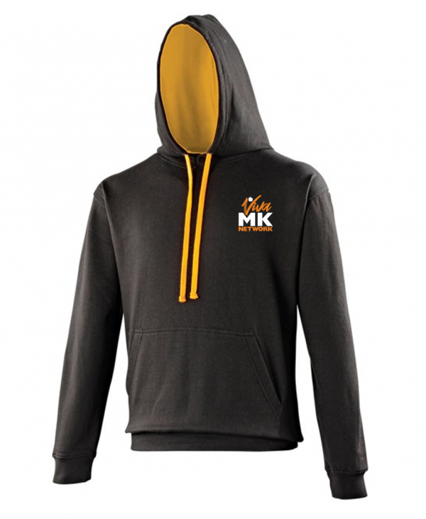 Branded Hoodie Black – VivaMK Printing