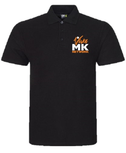 Black Branded Polo Shirt