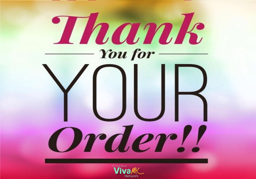 Thank You For Your Order Card Vivamk Printing