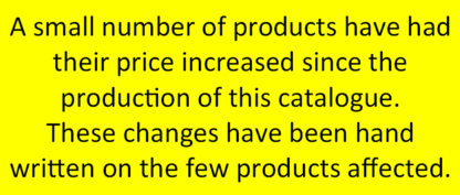 Yellow price change labels