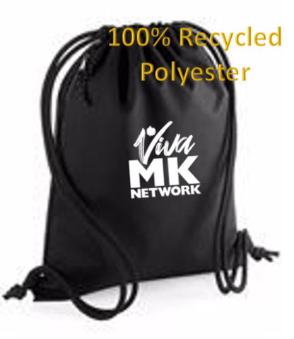 100% Recycled drawstring bag