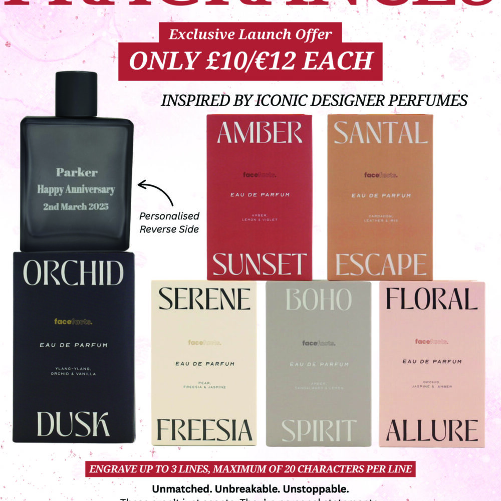 A5 Double Sided Personalised Fragrances Flyer