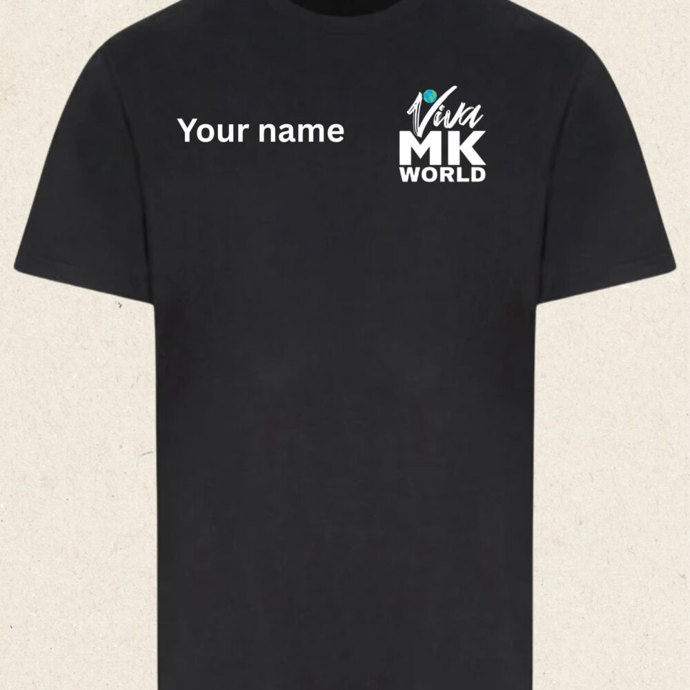 Black VivaMK Branded Tshirt - With your name added