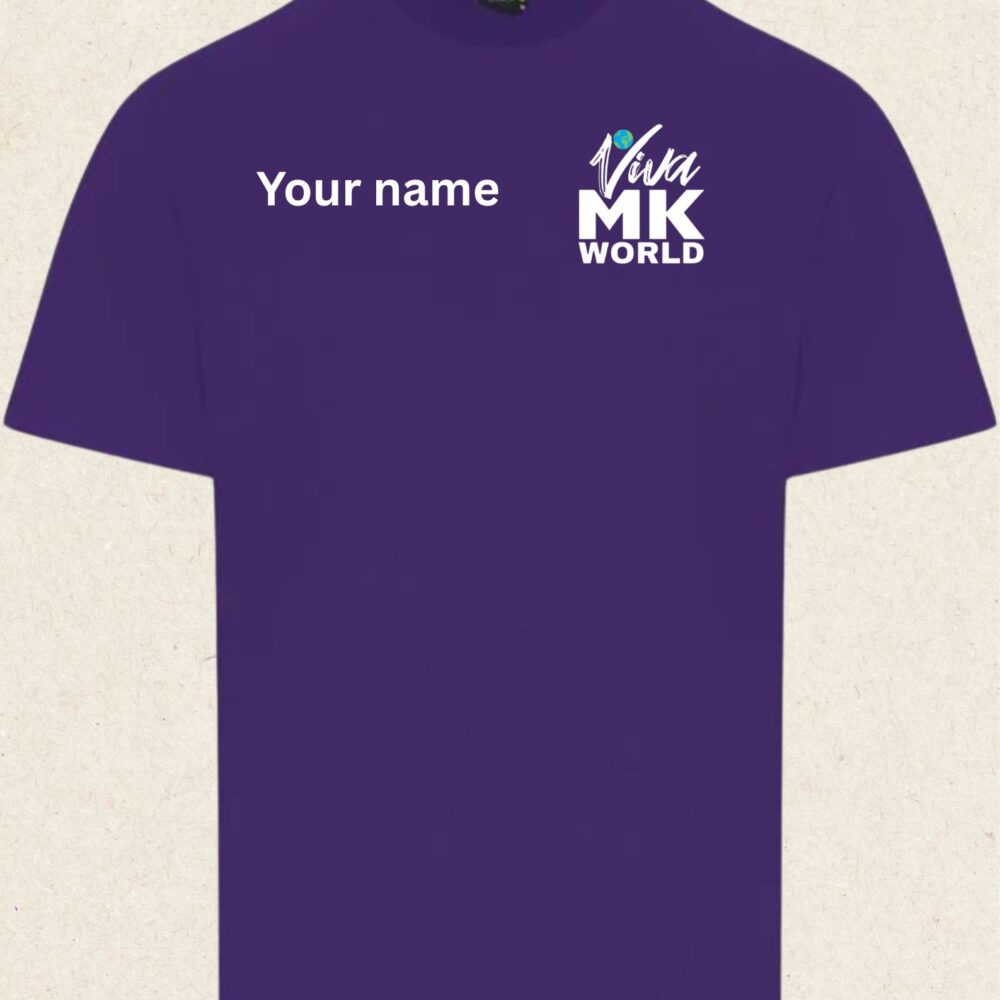 Purple VivaMK Branded Tshirt - With your name added