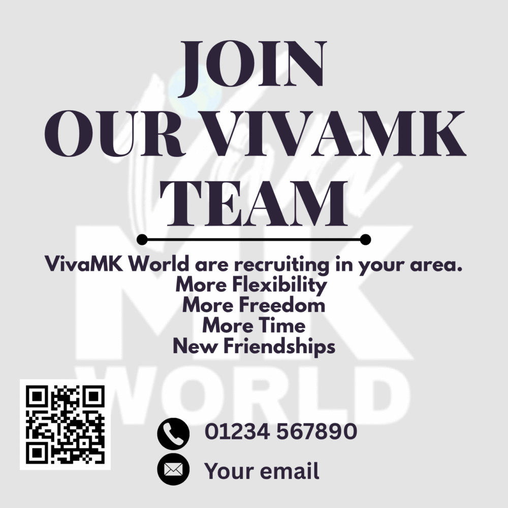14.5cm x 14,5 cm  Join our VivaMk Team