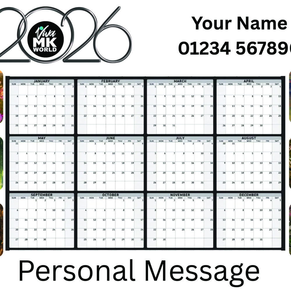 A4 Single Page Calendar