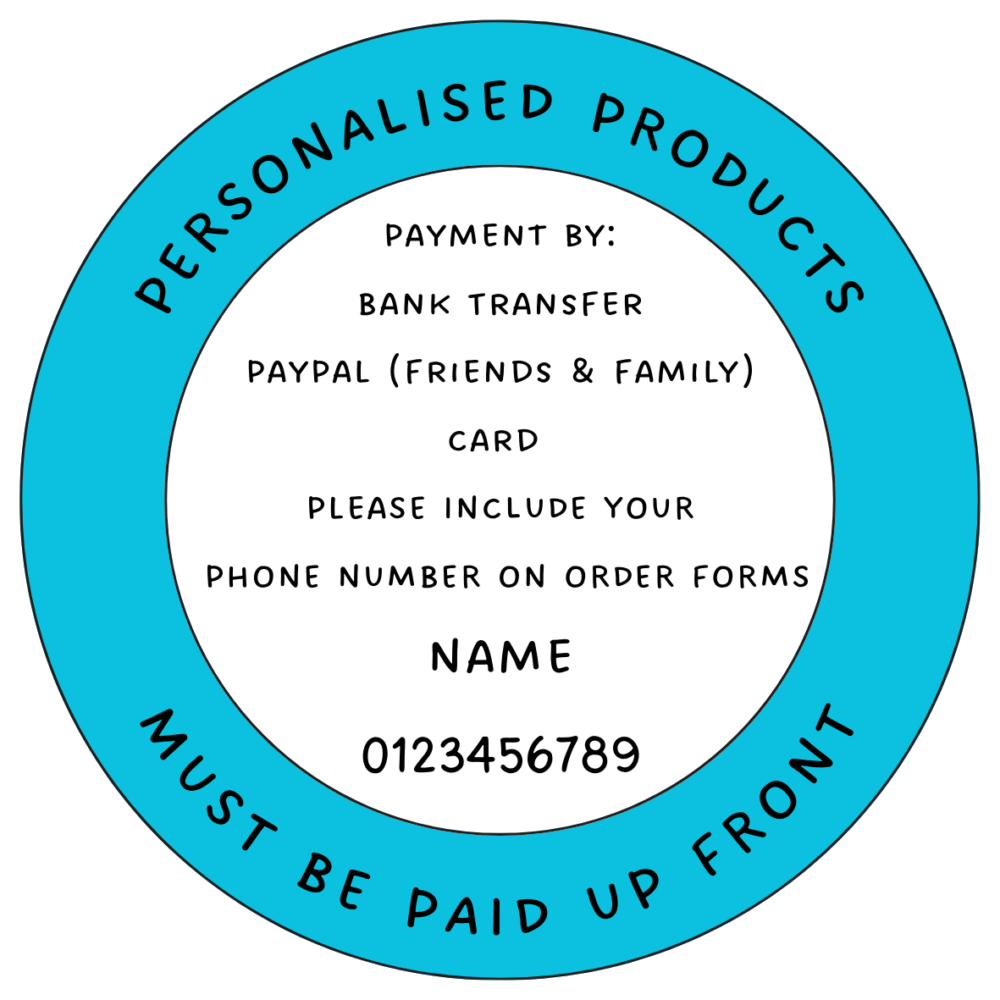 Personalised Products Payment